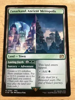 MTG Zanarkand, Ancient Metropolis Rare Regular NM FINAL FANTASY - Image 1