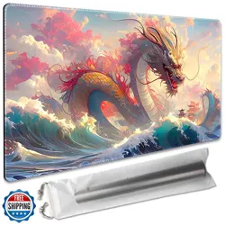 Board Game 14x24in MTG Playmat Compatible for OCG CCG RPG TCG Playmats (Sea R - Image 1