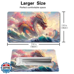 Board Game 14x24in MTG Playmat Compatible for OCG CCG RPG TCG Playmats (Sea R - Image 2