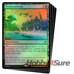Foil Terrasymbiosis X4 M/NM Magic: The Gathering MTG Edge Of Eternities - Image 1