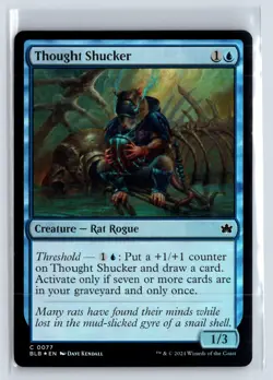 FOIL Thought Shucker Bloomburrow Common - MTG Magic the Gathering Card - Image 1