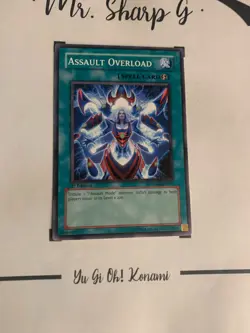ASSAULT OVERLOAD - 1st EDITION CRMS-EN051 ENGLISH Yu-Gi-Oh! CARD COMMON GAME - Image 10