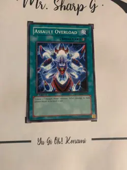 ASSAULT OVERLOAD - 1st EDITION CRMS-EN051 ENGLISH Yu-Gi-Oh! CARD COMMON GAME - Image 4