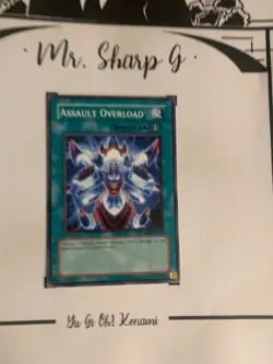 ASSAULT OVERLOAD - 1st EDITION CRMS-EN051 ENGLISH Yu-Gi-Oh! CARD COMMON GAME - Image 8