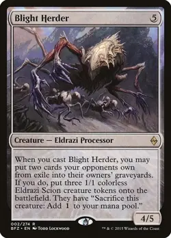 MTG Singles: Blight Herder - Battle for Zendikar (BFZ) - NM - Image 1
