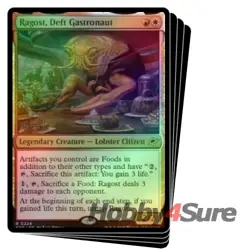 Foil Ragost, Deft Gastronaut X4 M/NM Magic: The Gathering MTG Edge Of Eternities - Image 1