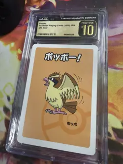 Pidgey Old Maid Pokemon Center Card Game Japanese 2019 CGC 10 Pristine - Image 1