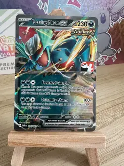 Roaring Moon EX 124/182, Play! Prize Pack Stamped, Pokemon - Image 1