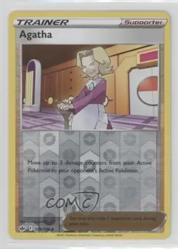 Agatha Reverse Foil Pokemon Sword & Shield Chilling Reign #129 4gx - Image 1