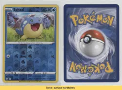 Spheal Reverse Foil Pokemon Sword & Shield Chilling Reign #037 READ 1a4v - Image 3