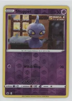 Shuppet Reverse Foil Pokemon Sword & Shield Chilling Reign #062 0it8 - Image 1