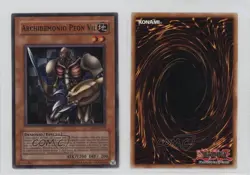 Vilepawn Archfiend Spanish YuGiOh Dark Revelation Volume 1 #DR1-SP229 2005 0ez5 - Image 3