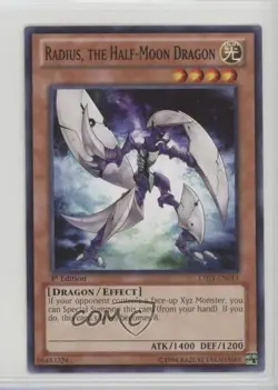 Radius the Half-Moon Dragon 1st Ed. YuGiOh Lord of Tachyon Galaxy gl9 - Image 1