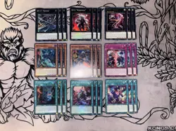 K9 Deck Core 27 Cards SUPERS & RARES JUSH-EN YuGiOh! - Image 1