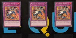 JUSH-EN011 Dracotail Flame x3 Super Rare 1st Ed YuGiOh Playset - Image 1