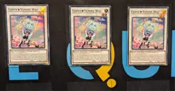 JUSH-EN019 Cupsy☆Yummy Way x3 Super Rare 1st Ed YuGiOh Playset - Image 1