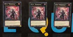JUSH-EN037 K9-X ''Werewolf'' x3 Super Rare 1st Ed YuGiOh Playset - Image 1