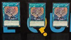 JUSH-EN008 Ketu Dracotail x3 Super Rare 1st Ed YuGiOh Playset - Image 1