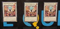 JUSH-EN20 Cooky☆Yummy Way x3 Super Rare 1st Ed YuGiOh Playset - Image 1