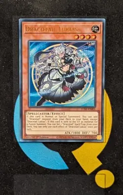 JUSH-EN001 Dracotail Lukias Ultra Rare 1st Ed YuGiOh - Image 1