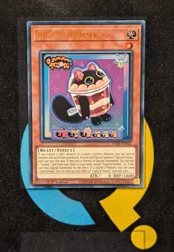 JUSH-EN016 Cupsy☆Yummy Ultra Rare 1st Ed YuGiOh - Image 1