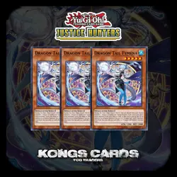 JUSH-EN002 Dracotail Faimena x3 Ultra Rare 1st Ed YuGiOh Preorder 31/07 Playset - Image 1