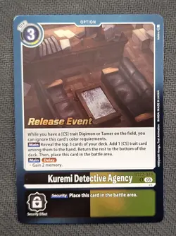 Digimon Card Game - Kuremi Detective Agency - BT22-099 Release Promo Eng - Image 1