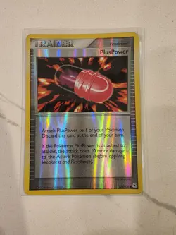 PlusPower - 109/130 Reverse Holo Uncommon Pokemon TCG Card - LP - Image 1