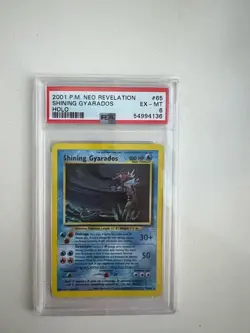 Pokemon TCG Shining Gyarados Holo Card Neo Revelation 65/64 Near Mint Condition - Image 1
