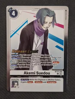 Digimon Card Game - Akemi Suedou - BT22-095 Release Promo Eng - Image 1