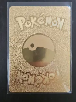 M Charizard GX Gold Foil Gold Fan Art Card HP240 (Fan Art) - Image 2