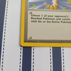 Pokemon 1999 Trainer Gust of Wind #93/102 Base Set Common TCG Card - Image 3