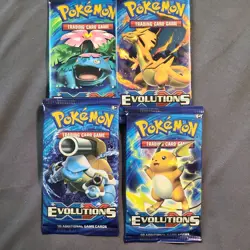 1x Pokemon 2016 XY Evolutions Booster Pack Unweighted 10 Card New Factory Sealed - Image 2