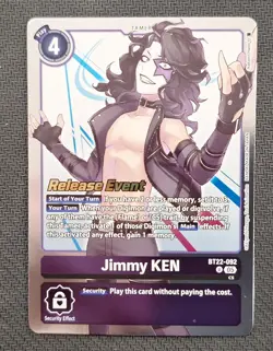 Digimon Card Game - Jimmy KEN - BT22-092 Release Promo Eng - Image 1