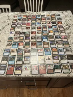 Mtg Rare Lot x100 - Magic The Gathering Rare Card Lot Mtg Rares LP-Mp - Image 1
