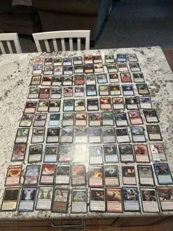 Mtg Rare Lot x100 - Magic The Gathering Rare Card Lot Mtg Rares LP-Mp - Image 1