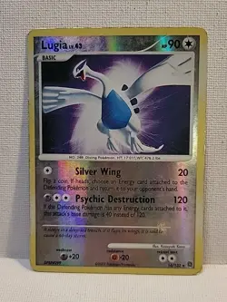 Pokemon Card 2007 DPBP #299 Lugia 14/132 Secret Wonders Reverse Holo HP - Image 1