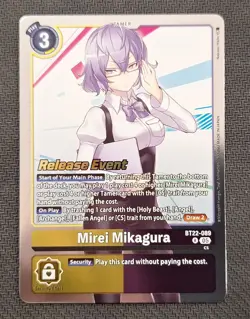 Digimon Card Game - Mirei Mikagura - BT22-089 Release Promo Eng - Image 1