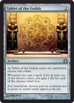 Tablet of the Guilds - Light Play MTG Return to Ravnica - Image 1