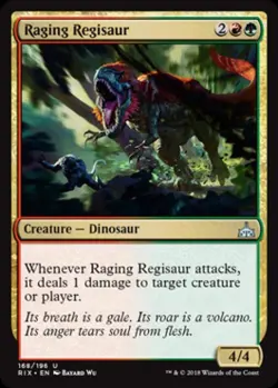 Raging Regisaur - Near Mint MTG Rivals of Ixalan - Image 1
