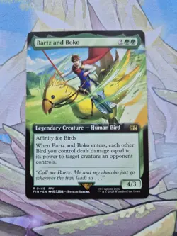 MTG Bartz and Boko Extended Art 0469 FIN Final Fantasy NM - Image 1