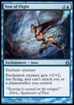 Vow of Flight - Medium Play MTG Commander - Image 1