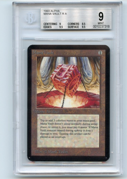 1993 Magic The Gathering MTG Alpha Mana Vault BGS 9.0 - Image 1