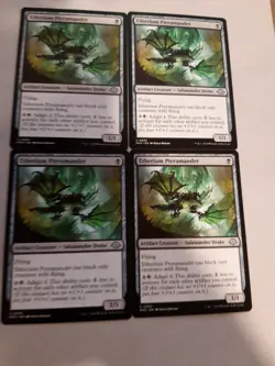 4x Mtg Modern Horizons 3 Etherium Pteramander NM/M Magic The Gathering - Image 1