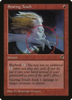 Searing Touch MTG Tempest NM-MT Vintage - Image 1