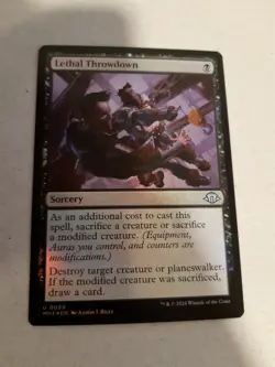 1x Mtg Modern Horizons 3 Lethal Throwdown Foil NM/M Magic The Gathering - Image 1