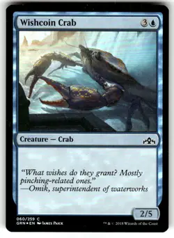 FOIL MTG NM Wishcoin Crab Guilds of Ravnica Regular - Image 1