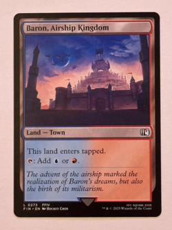MTG Magic FIN Final Fantasy Baron, Airship Kingdom - Land - Image 1