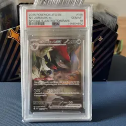 Pokemon N's Zoroark ex 185/159 Sv09: Journey Together Holo PSA 10 - Image 1