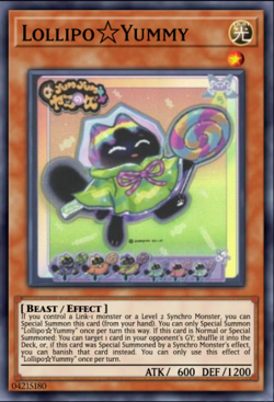 Yugioh Lollipo Yummy JUSH-EN018 1st Edition Ultra Rare NM Presale - Image 1